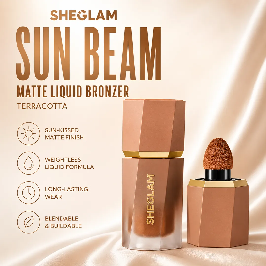 SHEGLAM SUN BEAM MATTE LIQUID BRONZER TERRACOTTA 5.2ML