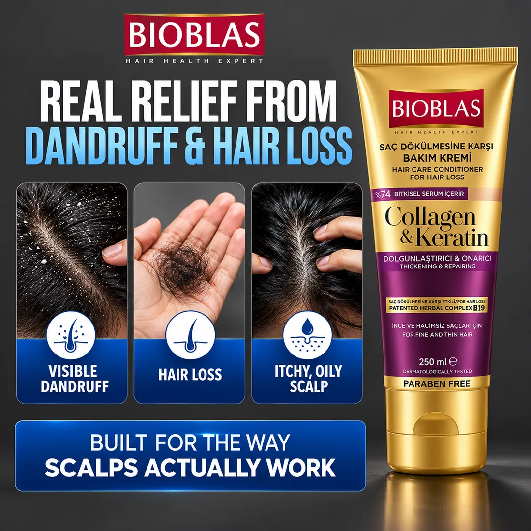 BIOBLAS HAIR CONDITIONER 250ML COLLAGEN & KERATIN