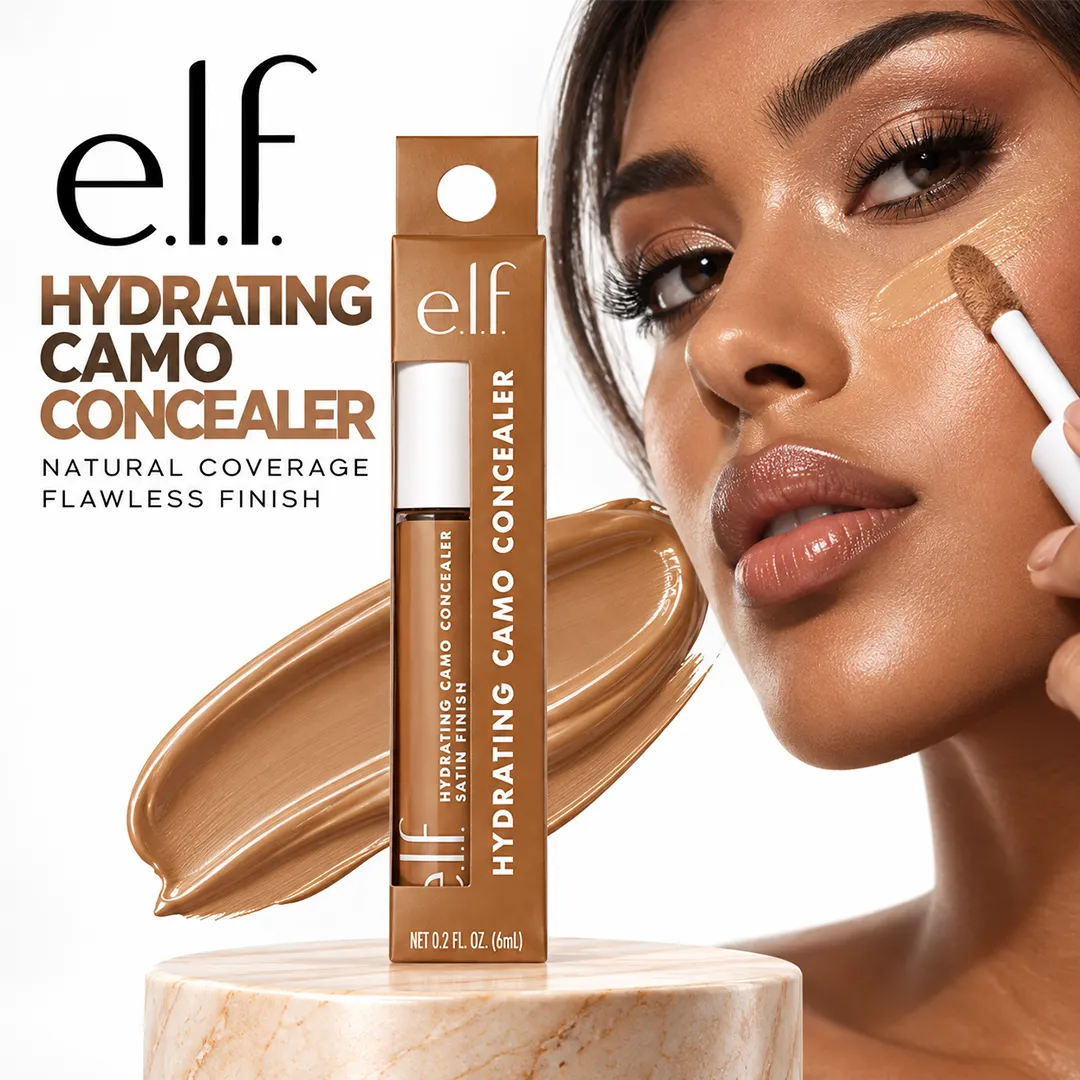 ELF HYDRATING CAMO CONCEALER 6ML DEEP OLIVE