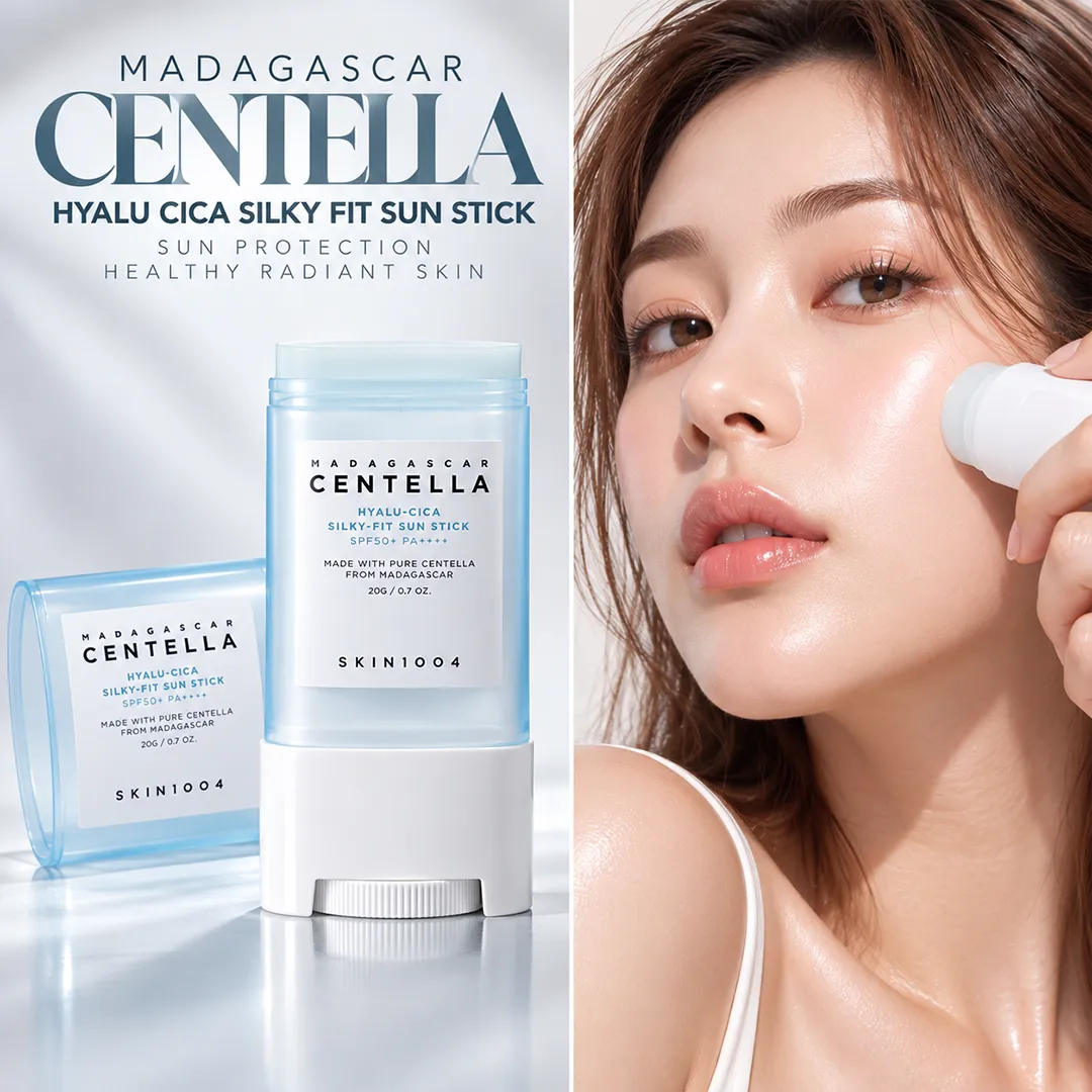 MADAGASCAR CENTELLA HYALU CICA SILKY FIT SUN STICK SPF50 20G