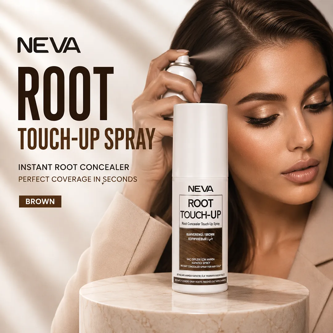 NEVA ROOT TOUCH UP SPRAY 75ML BROWN