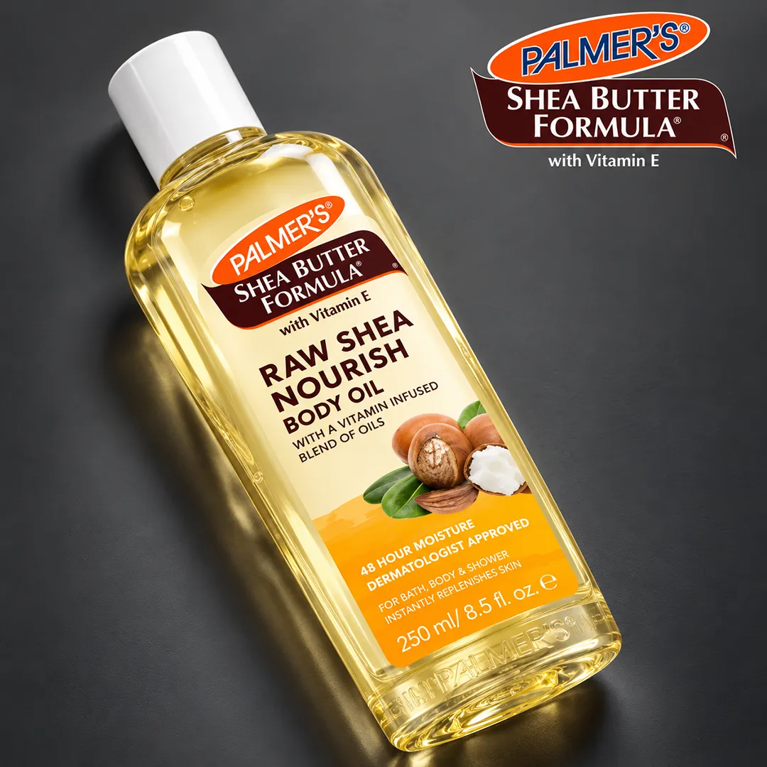 PALMERS RAW SHEA BODY OIL 250ML