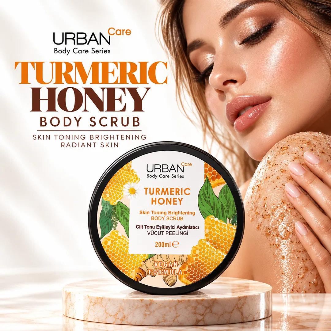 URBAN CARE TURMERIC HONEY BODY SCRUB 200ML