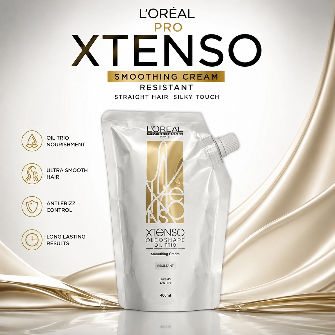 LOREAL PRO XTENSO SMOOTHING CREAM 400ML RESISTANT
