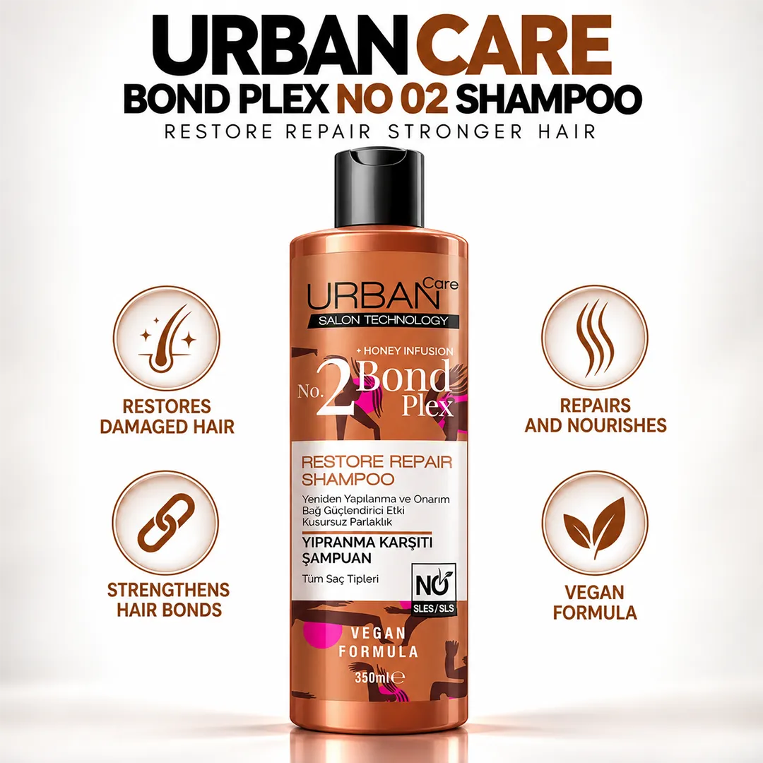 URBAN CARE BOND PLEX NO 02 SHAMPOO 350ML
