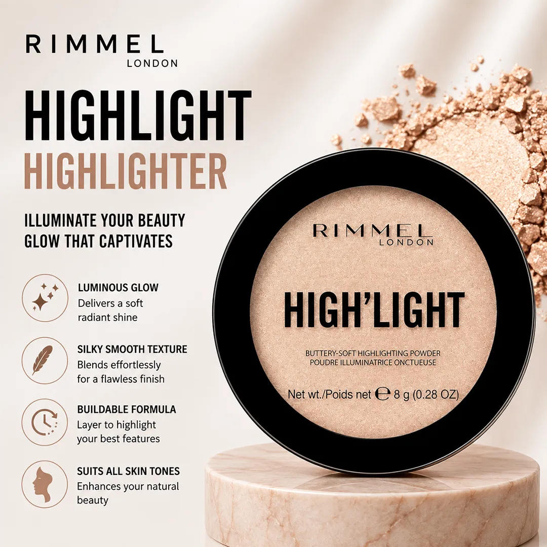 RIMMEL CLEAR HIGHLIGHT HIGHLIGHTER 022 CAN