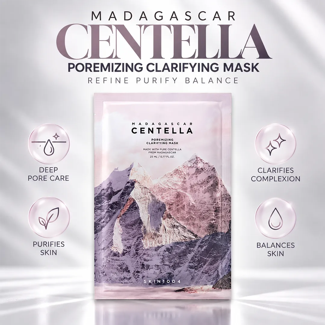 MADAGASCAR CENTELLA POREMIZING CLARIFYING MASK 23ML SKIN1004
