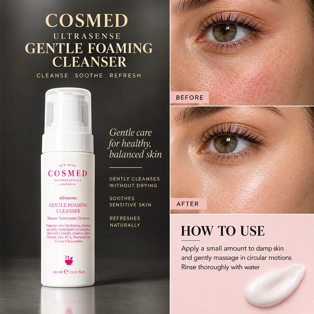 COSMED ULTRASENSE CLEANSER GENTLE FOAMING 150ML