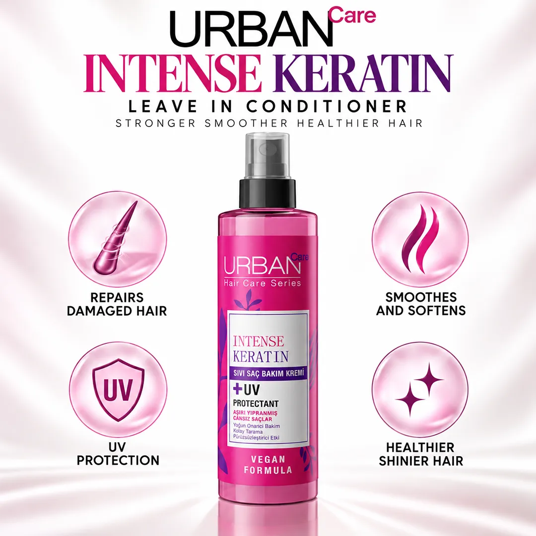 URBAN CARE INTENSE KERATIN LEAVE IN CONDITIONER 200ML