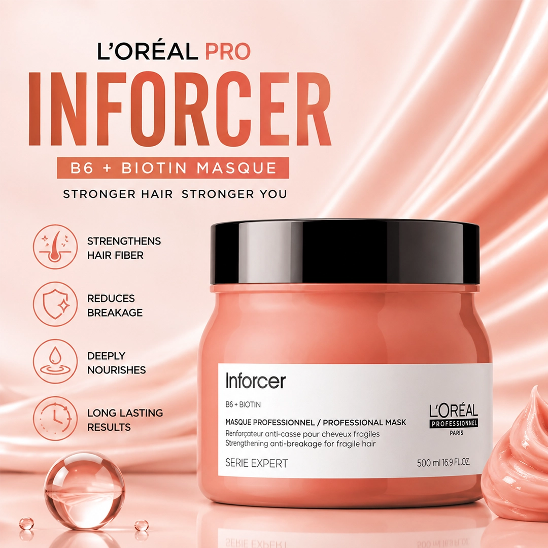 LOREAL PRO INFORCER B6 & BIOTIN MASQUE 500ML