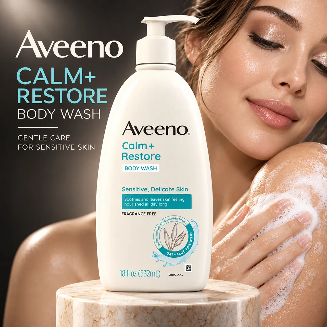 AVEENO BODY WASH 532ML CALM RESTORE SENSITIVE
