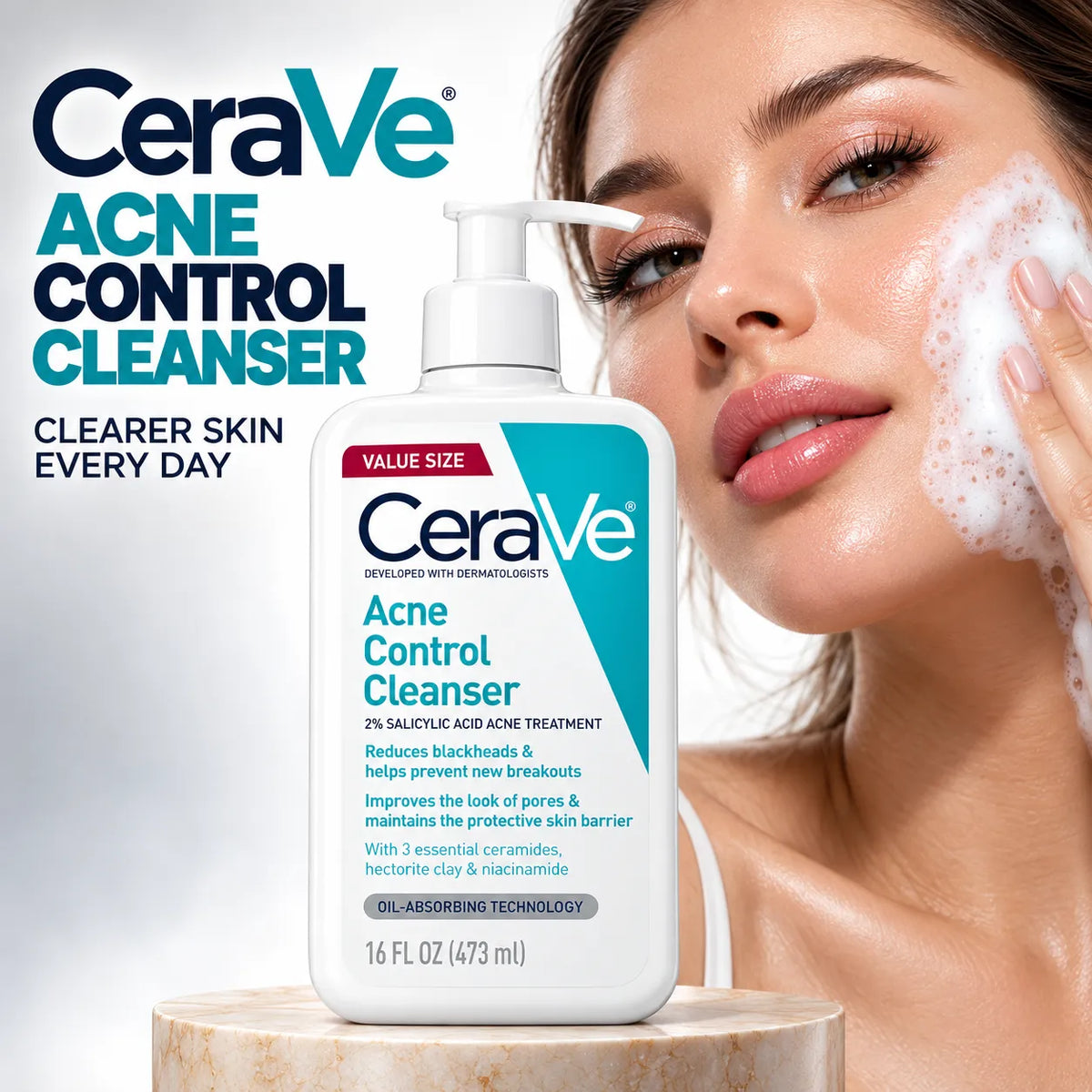 CERAVE ACNE CONTROL CLEANSER 473ML