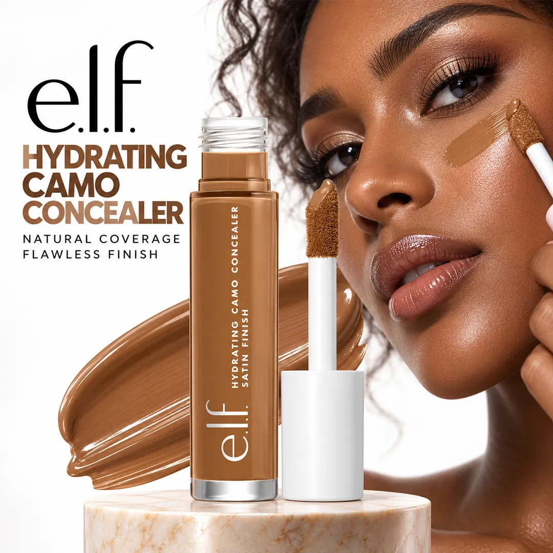 ELF HYDRATING CAMO CONCEALER 6ML DEEP CHESTNUT