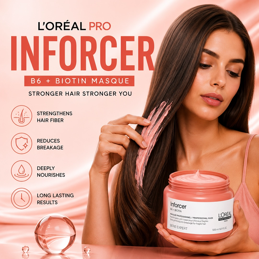 LOREAL PRO INFORCER B6 & BIOTIN MASQUE 500ML