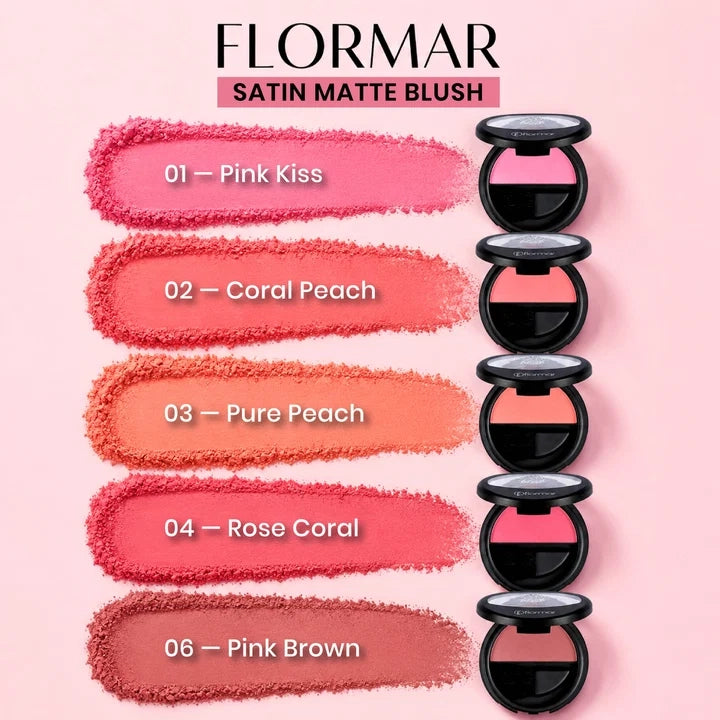 FLORMAR BLUSH SATIN MATTE