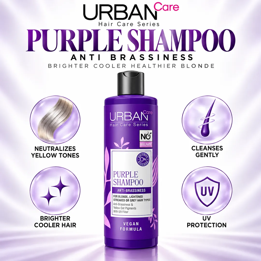 URBAN CARE PURPLE TONING SHAMPOO 250ML
