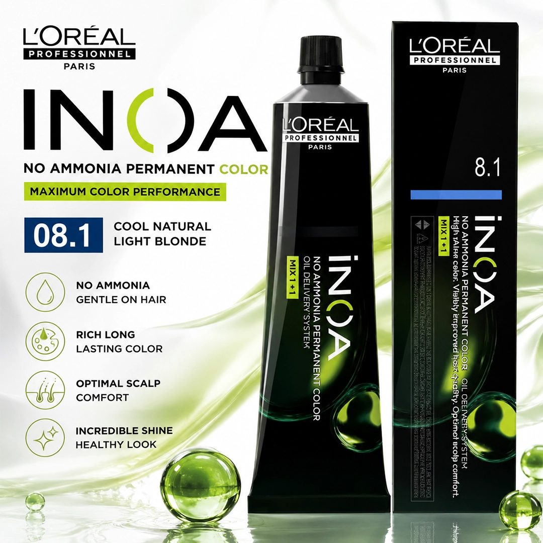 LOREAL PRO INOA HAIR COLOR 08.1