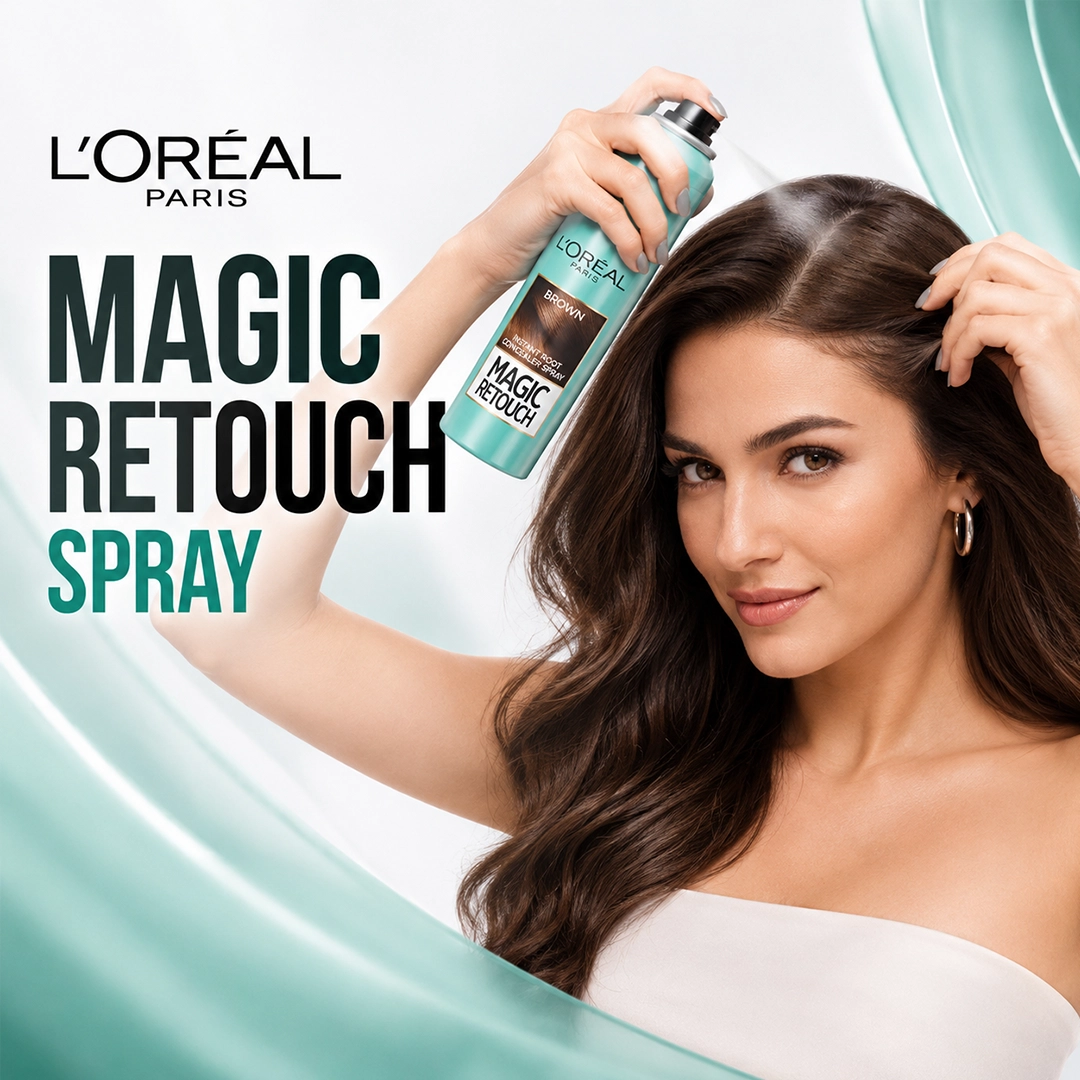 LOREAL MAGIC RETOUCH SPRAY 150ML BROWN