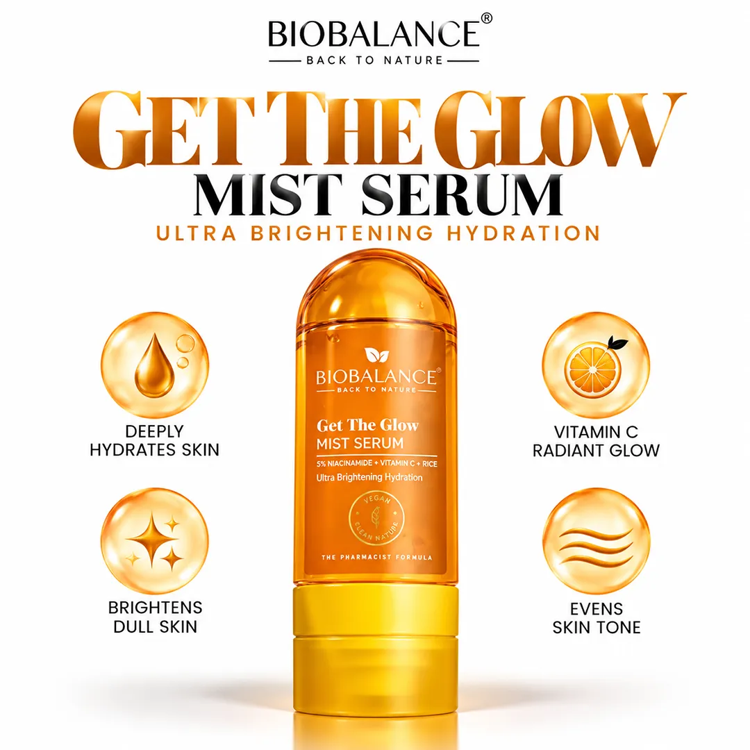 BIO BALANCE GET THE GLOW MIST SERUM 80ML