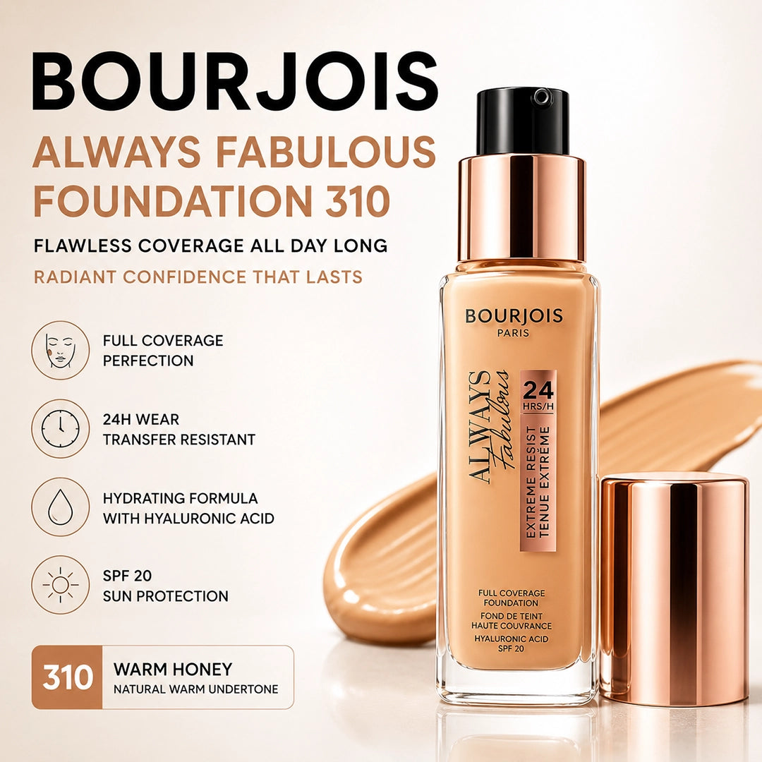BOURJOIS ALWAYS FABULOUS FOUNDATION 310
