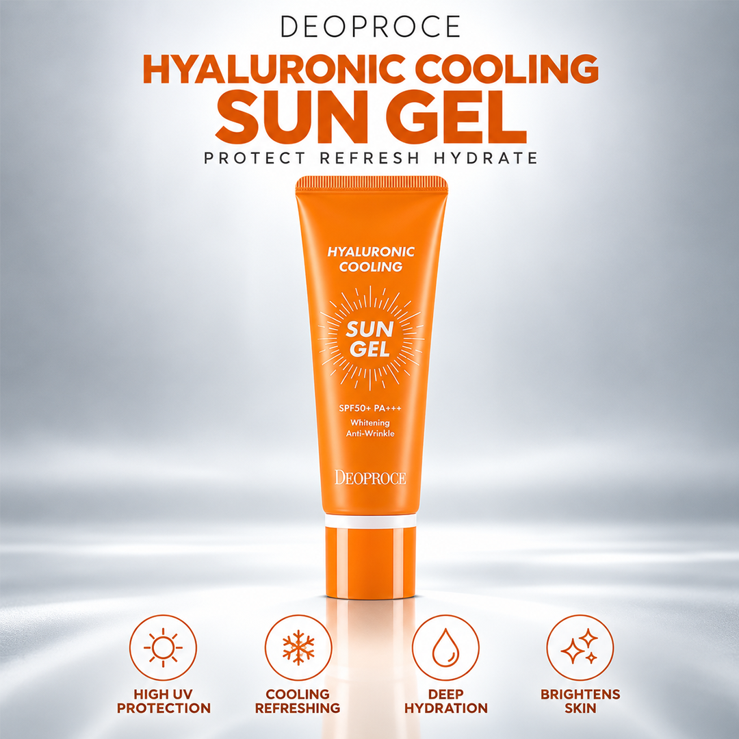 DEOPROCE HYALURONIC COOLING SUN GEL SPF50+ 50G