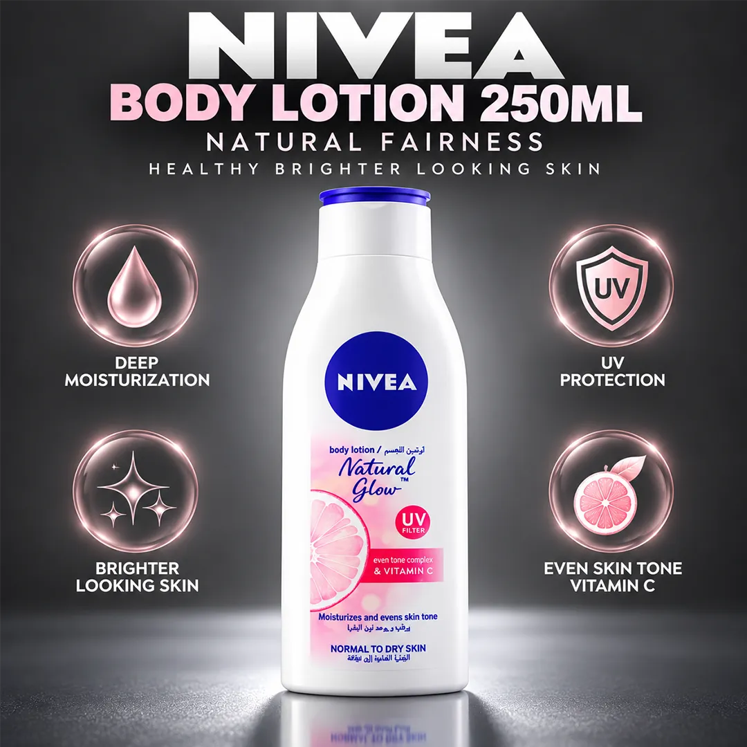 NIVEA BODY LOTION 250ML NATURAL FAIRNESS