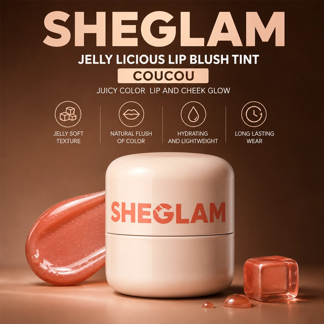 SHEGLAM JELLY LICIOUS LIP BLUSH TINT COUCOU