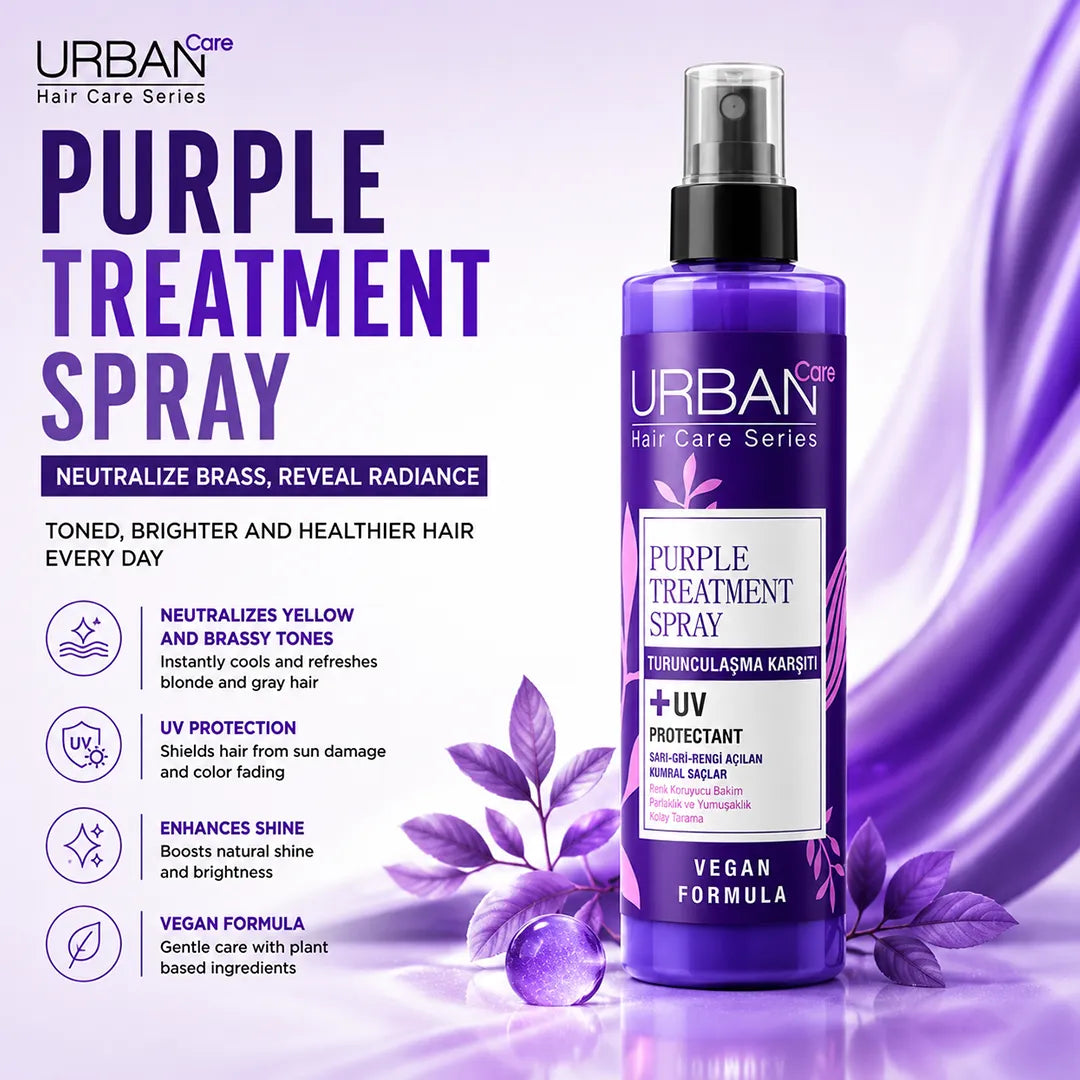 URBAN CARE PURPLE TREATMENT HAIR SPRAY 200ML