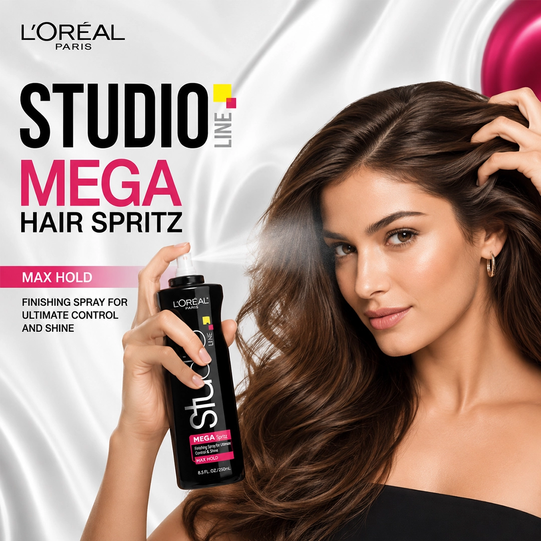 LOREAL USA HAIR SPRITZ 250ML STUDIO LINE MEGA