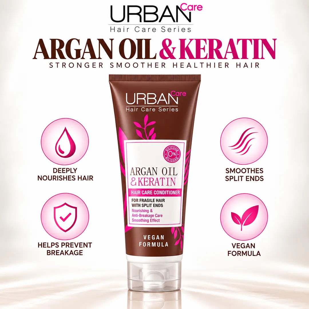 URBAN CARE ARGAN OIL & KERATIN CONDITIONER 75ML