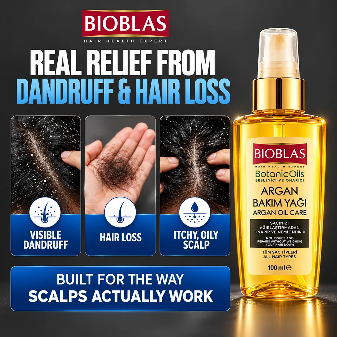 BIOBLAS HAIR OIL 100ML BOTANIC OILS ARGAN