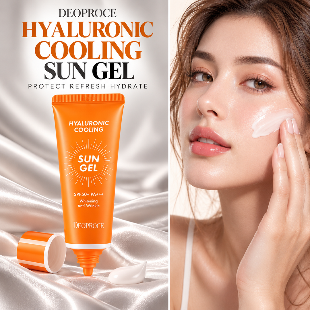 DEOPROCE HYALURONIC COOLING SUN GEL SPF50+ 50G