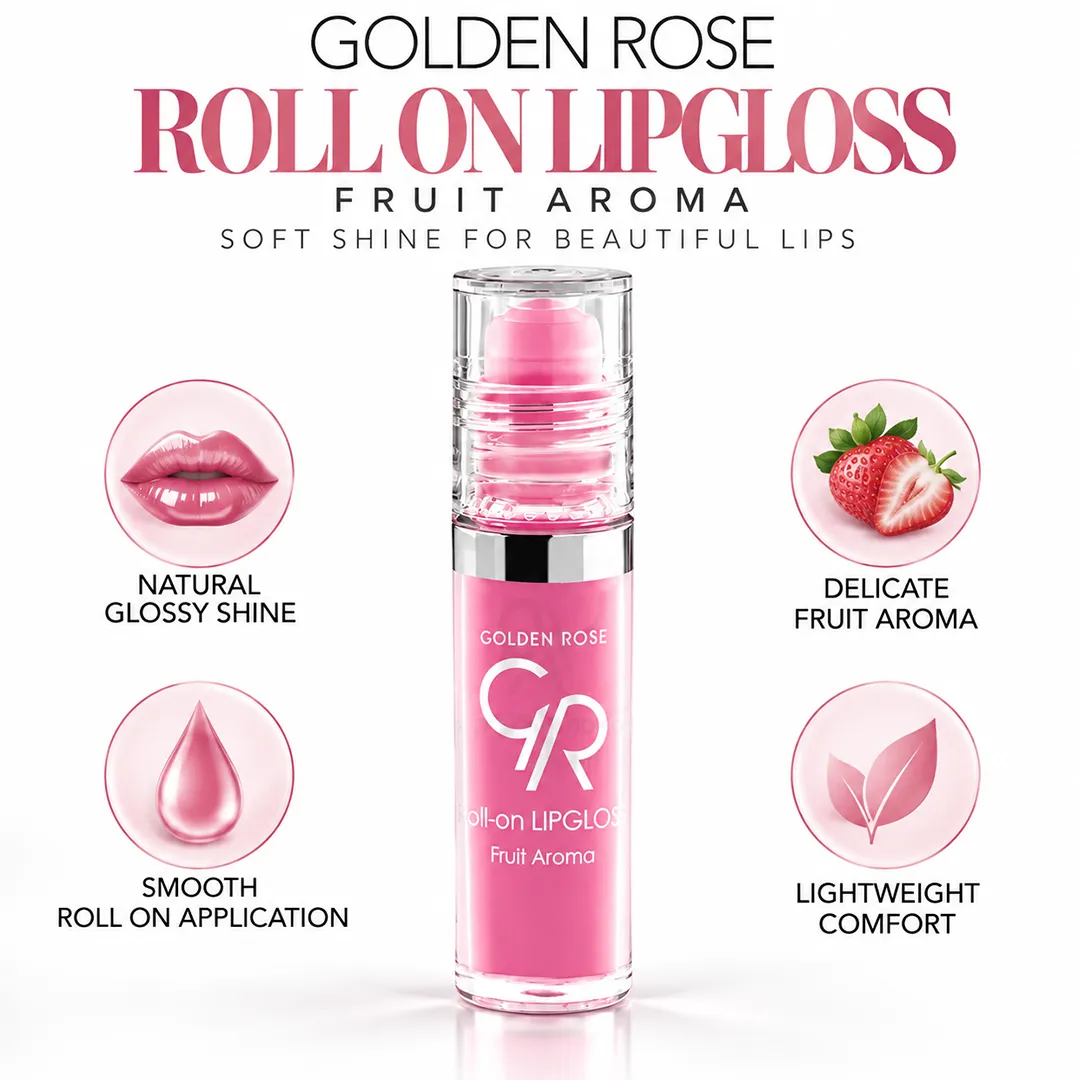 GOLDEN ROSE LIPGLOSS ROLL ON 01