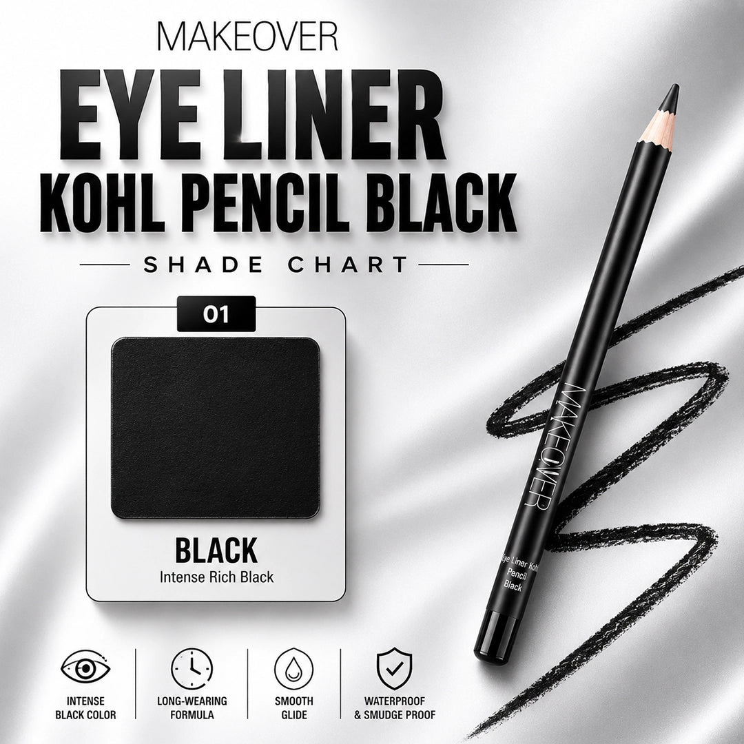 MAKEOVER EYE LINER KOHL PENCIL BLACK