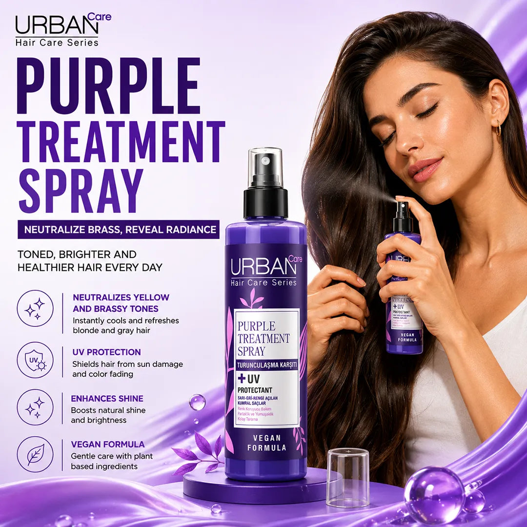 URBAN CARE PURPLE TREATMENT HAIR SPRAY 200ML