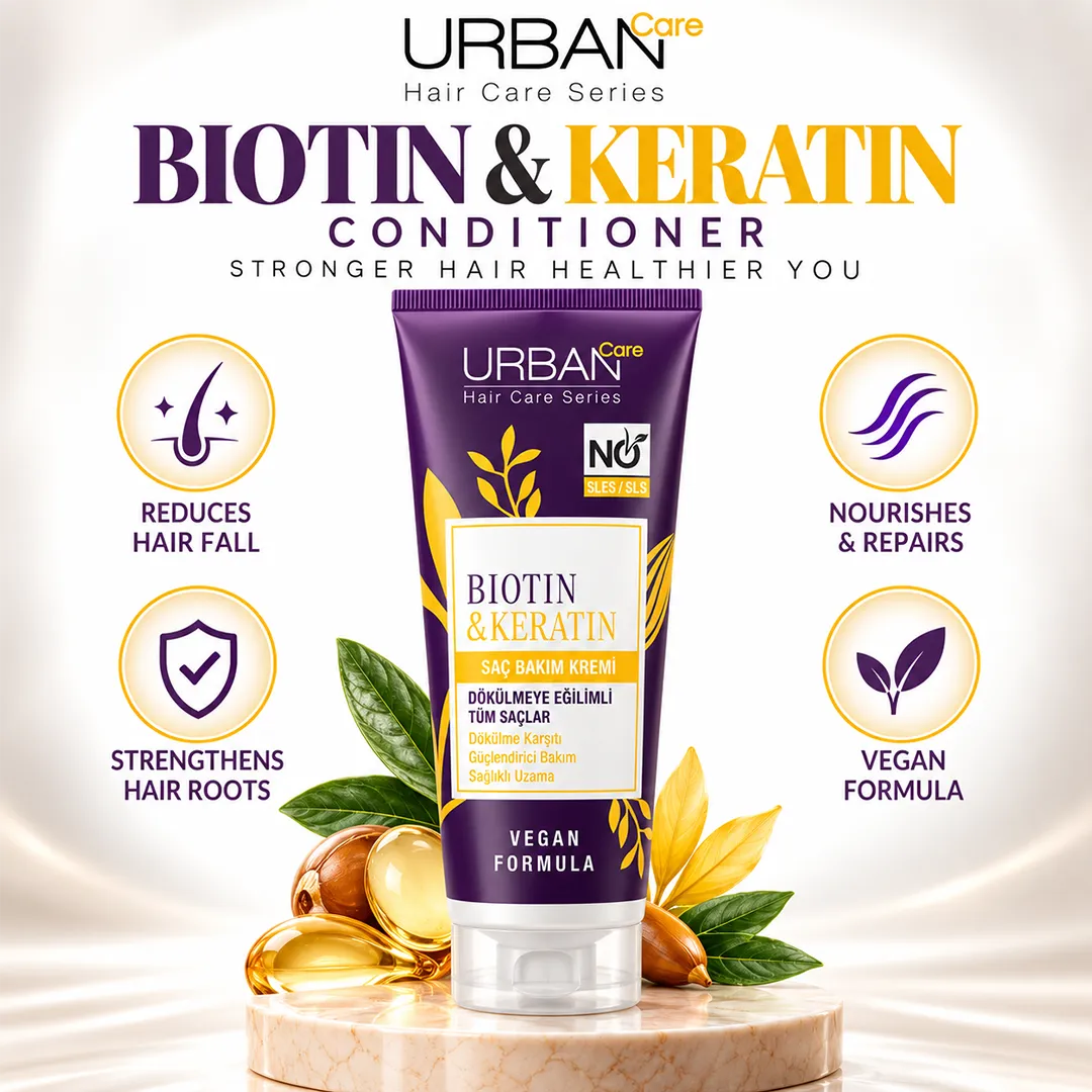 URBAN CARE BIOTIN & KERATIN CONDITIONER 250ML