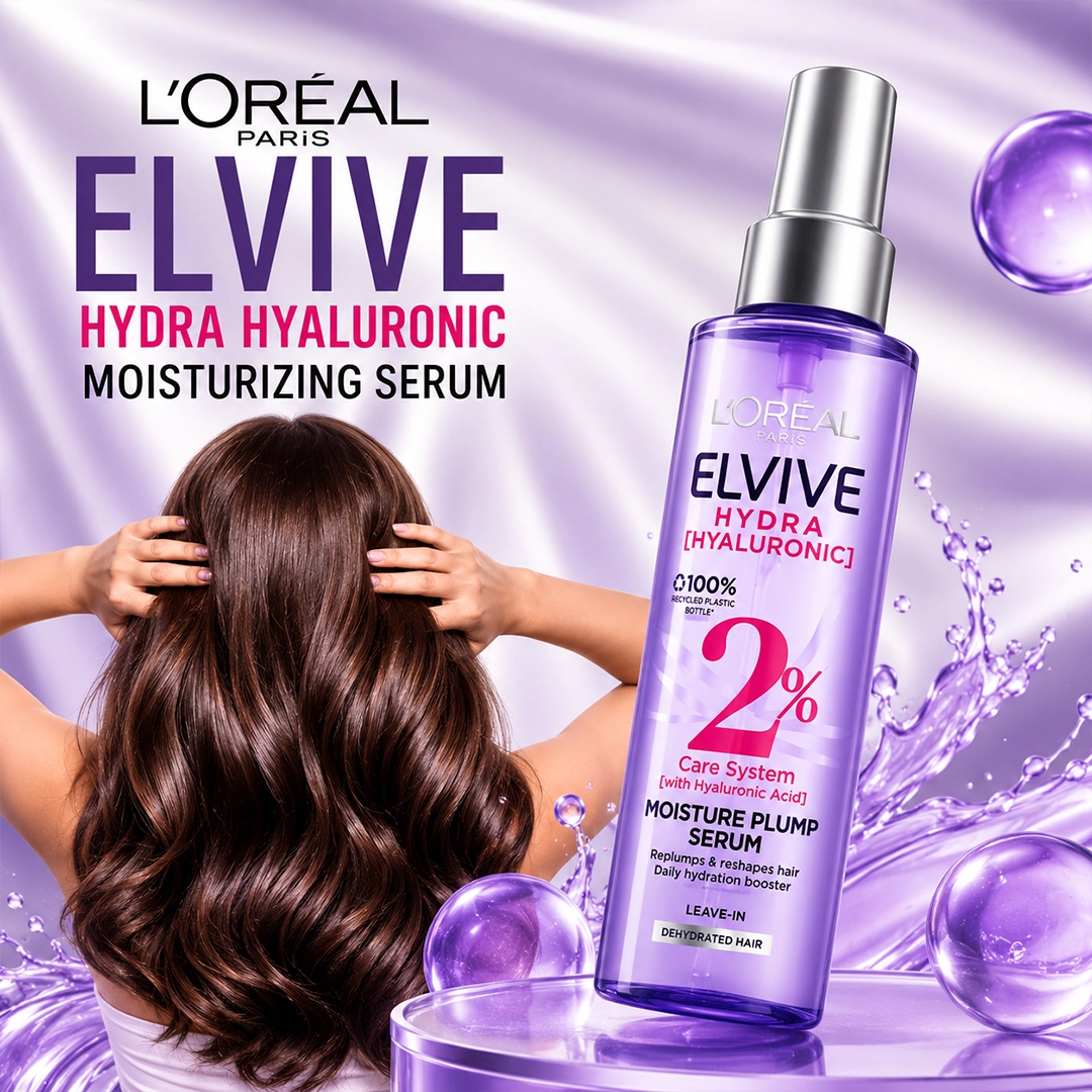 LOREAL ELVIVE HYDRA HYALURONIC MOISTURIZING SERUM 150ML
