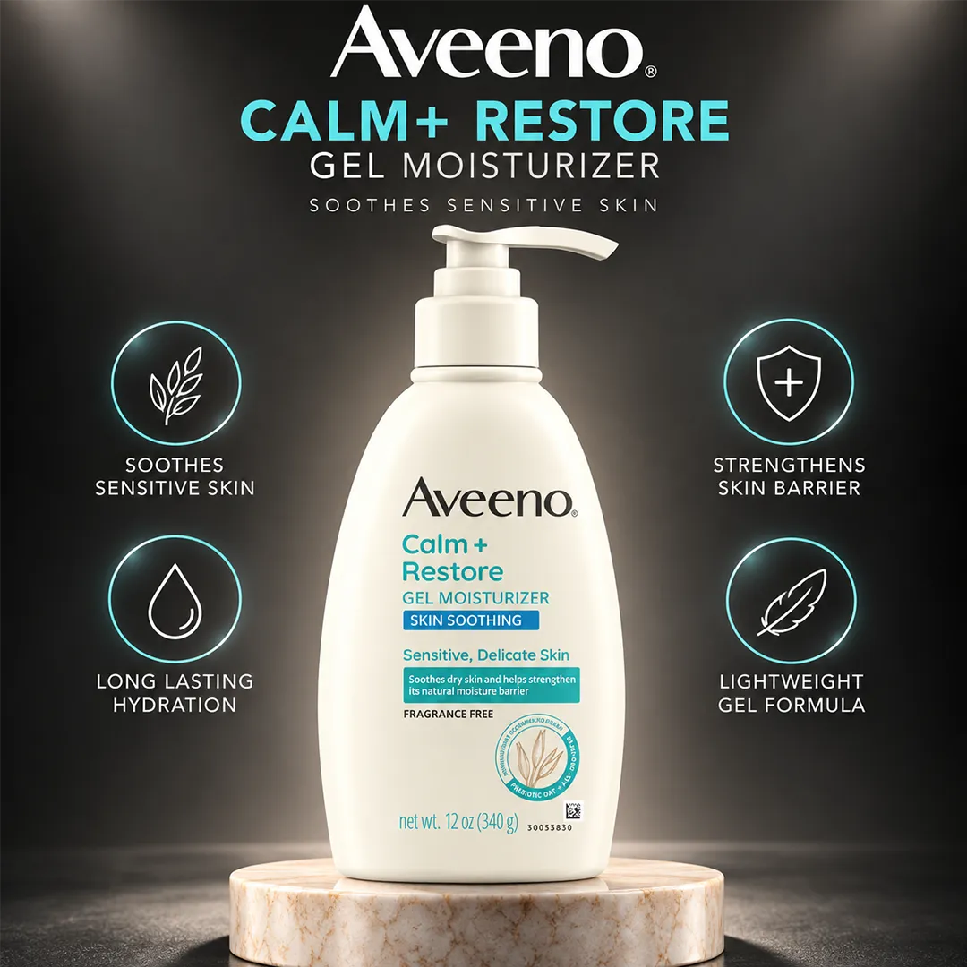 AVEENO CALM RESTORE GEL MOISTURE 340ML