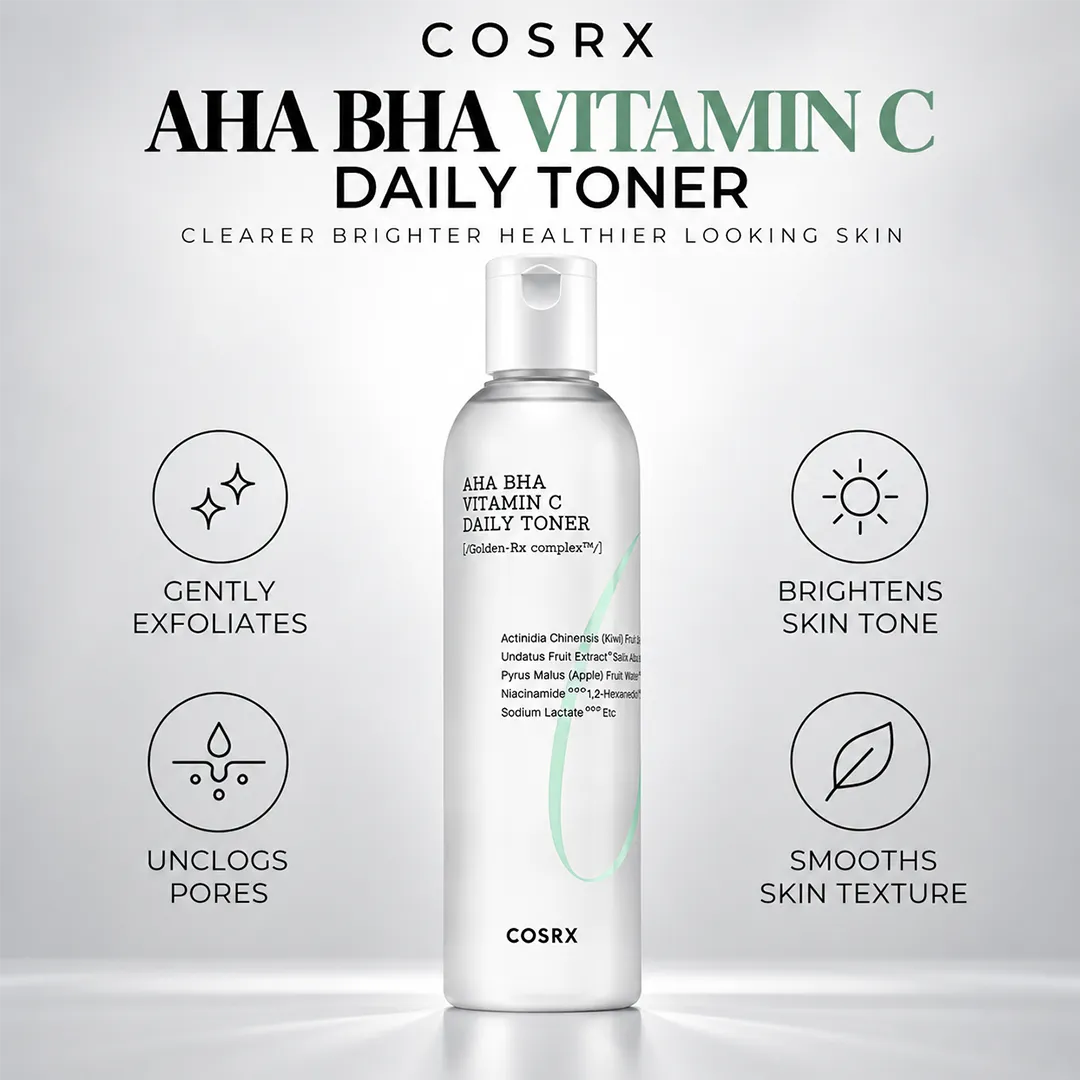 COSRX AHA BHA VITAMIN C DAILY TONER 150ML