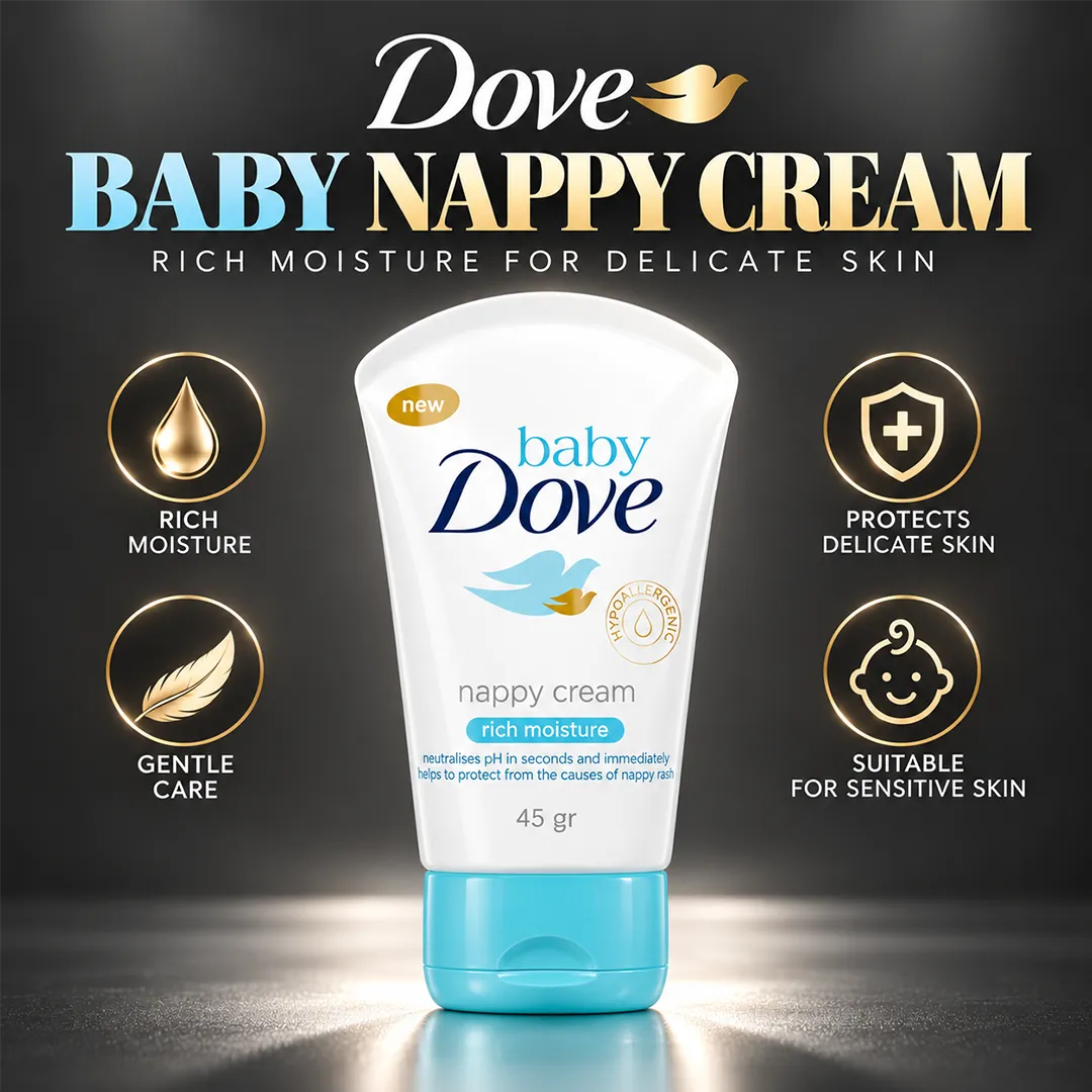 DOVE UK BABY NAPPY CREAM 45GM MOSITURE