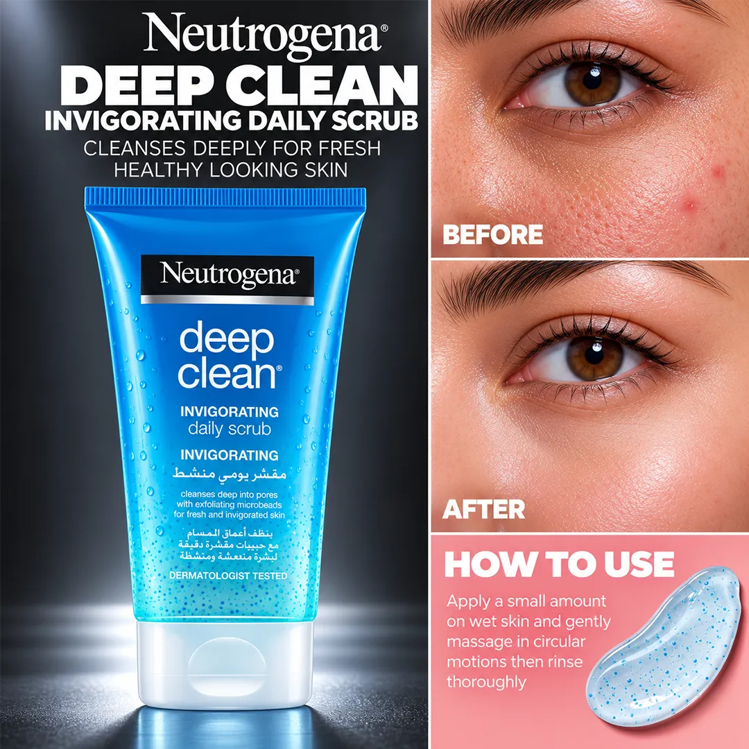 NEUTROGENA DEEP CLEAN INVIGORATING DAILY SCRUB