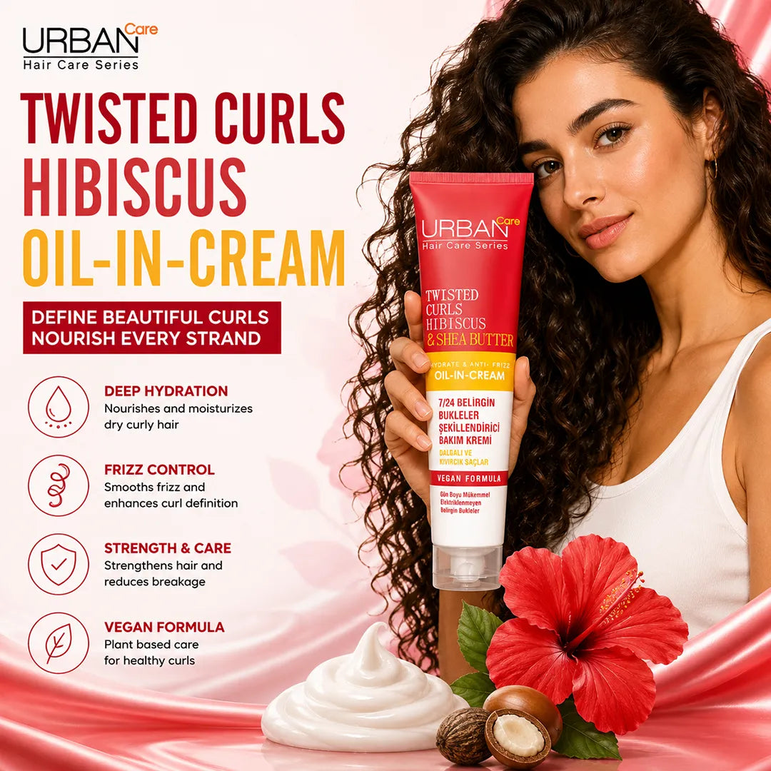 URBAN CARE TWISTED CURLS HIBISCUS OIL IN CREAM 175ML