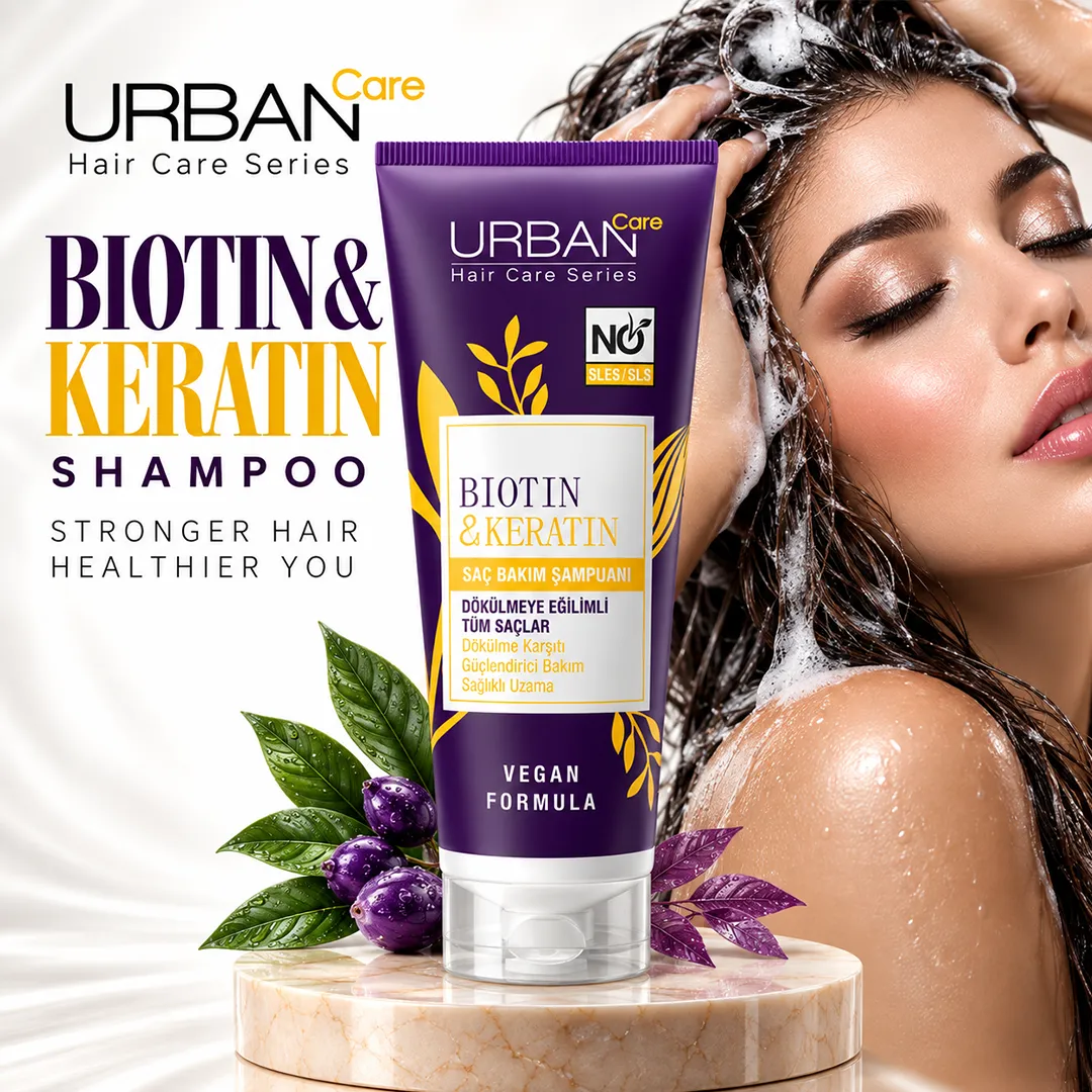 URBAN CARE BIOTIN & KERATIN SHAMPOO 250ML