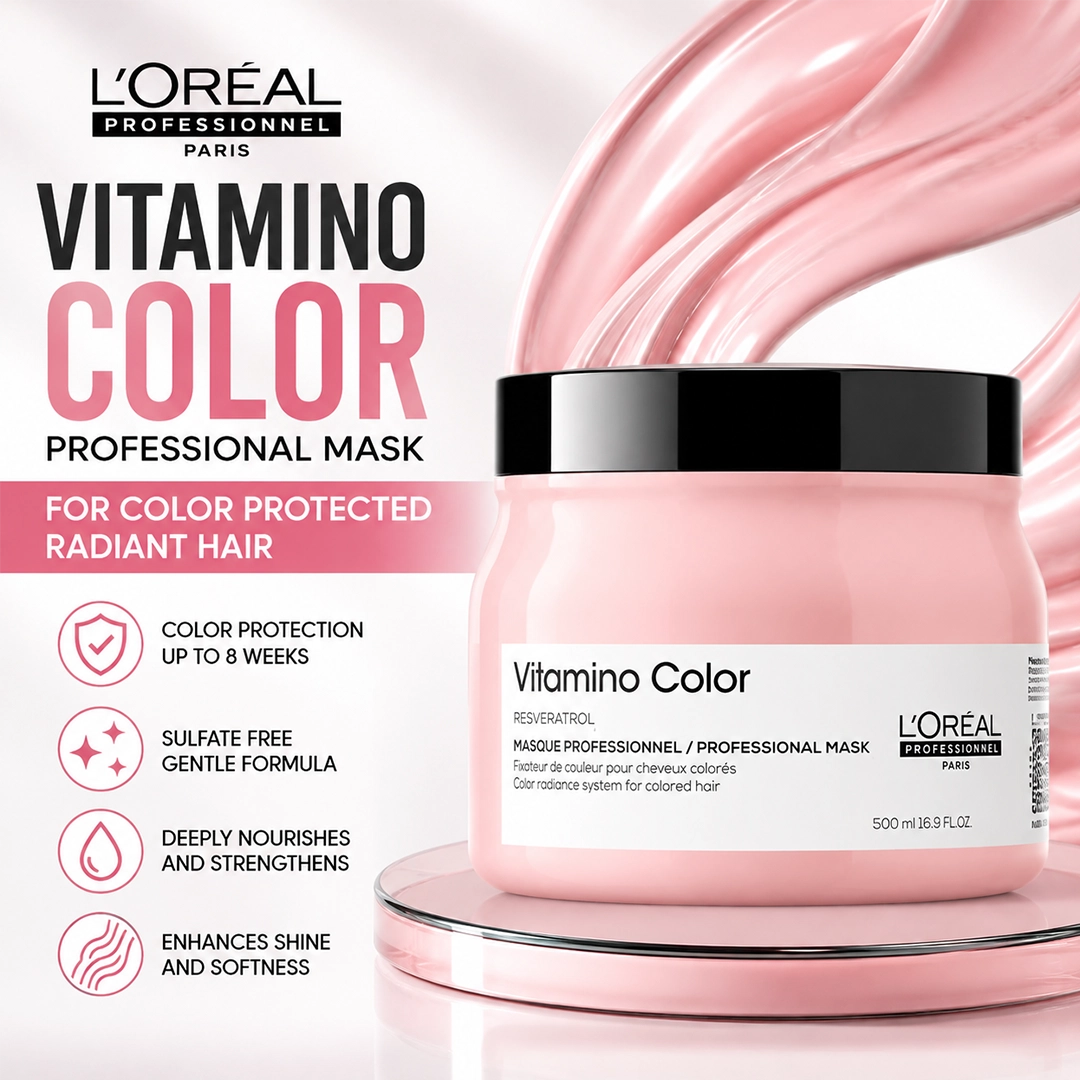 LOREAL PRO VITAMINO COLOR MASQUE 500MLL