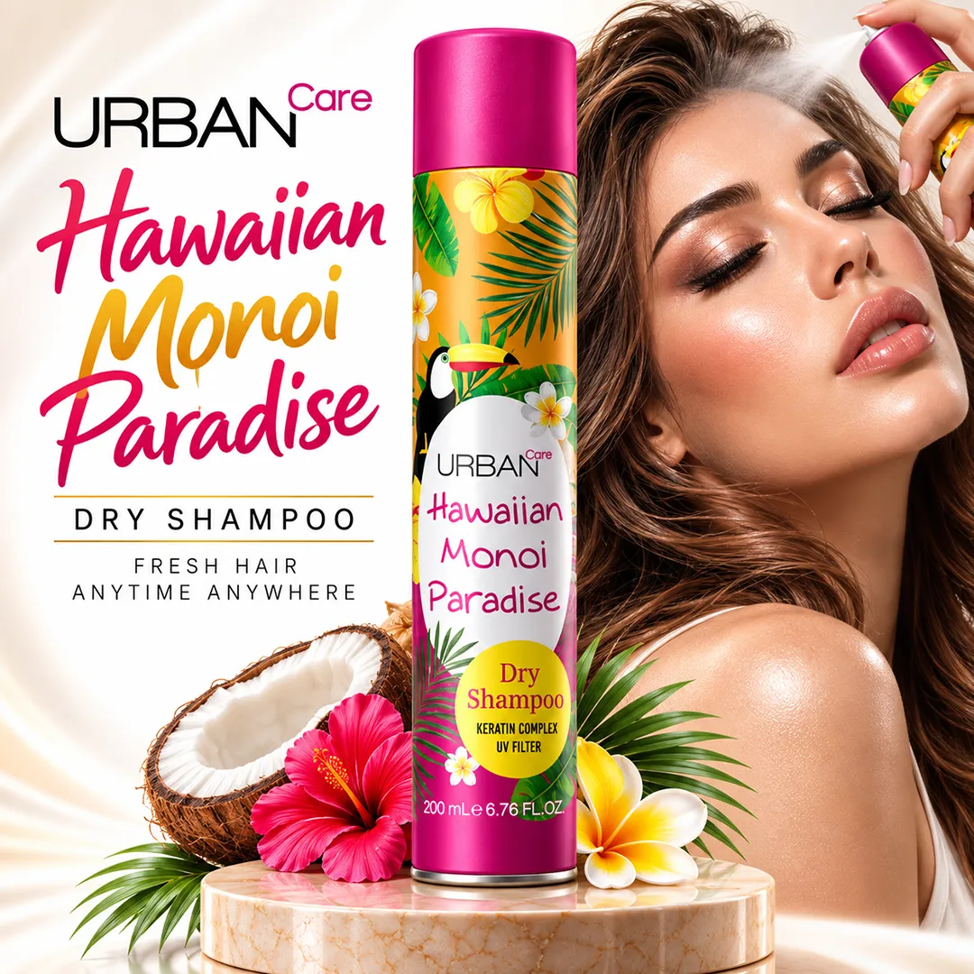 URBAN CARE DRY SHAMPOO 200ML HAWAIIAN MONOI PARADISE
