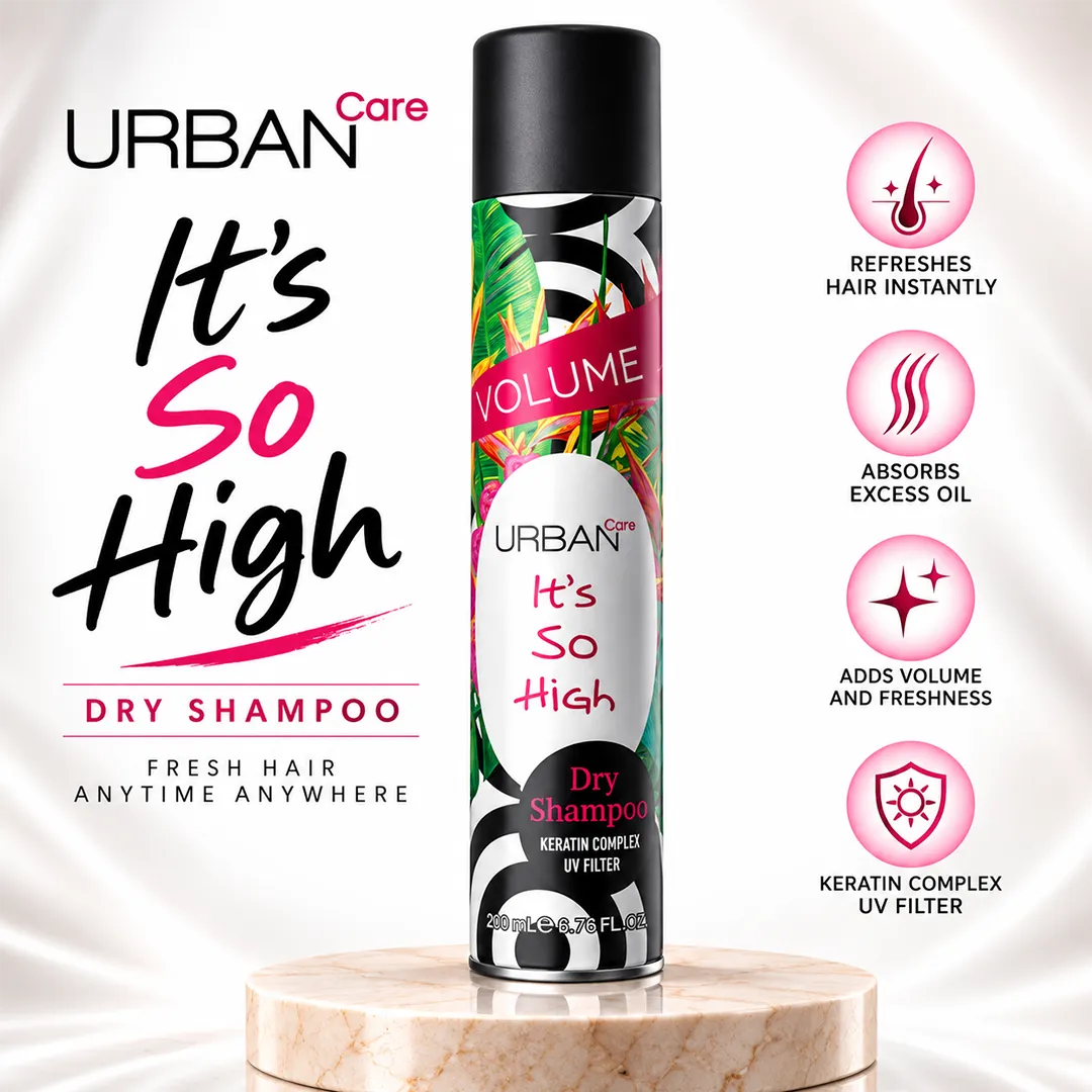 URBAN CARE DRY SHAMPOO 200ML ITS SO HIGH