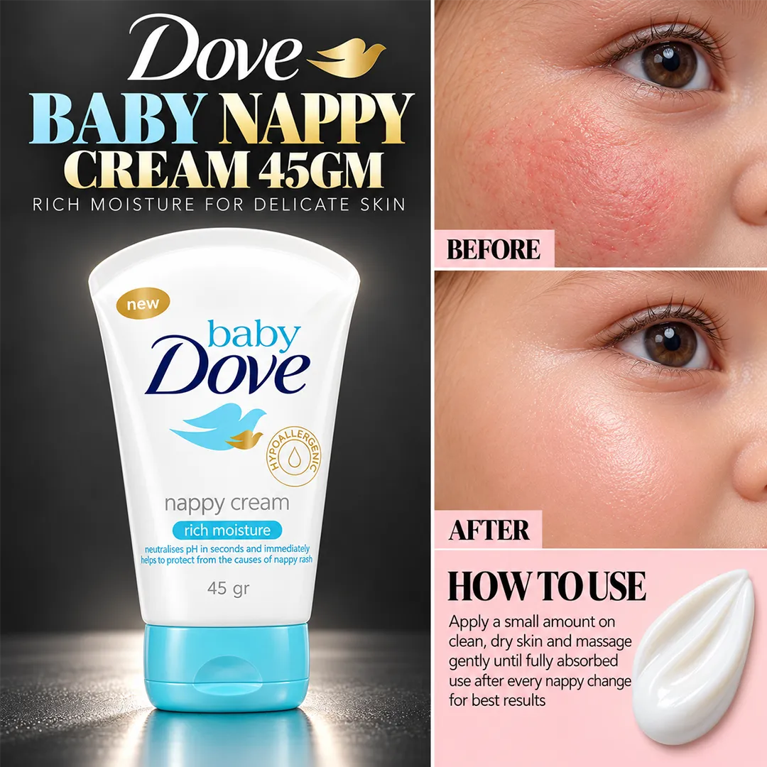 DOVE UK BABY NAPPY CREAM 45GM MOSITURE