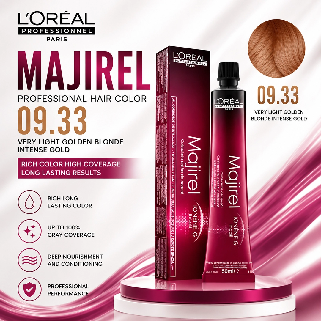 LOREAL PRO MAJIREL HAIR COLOR 09.33