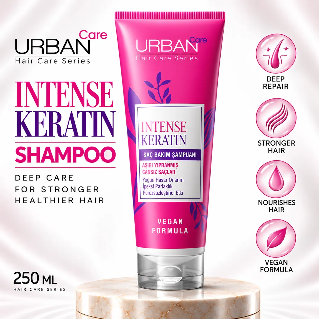 URBAN CARE INTENSE KERATIN SHAMPOO 250ML