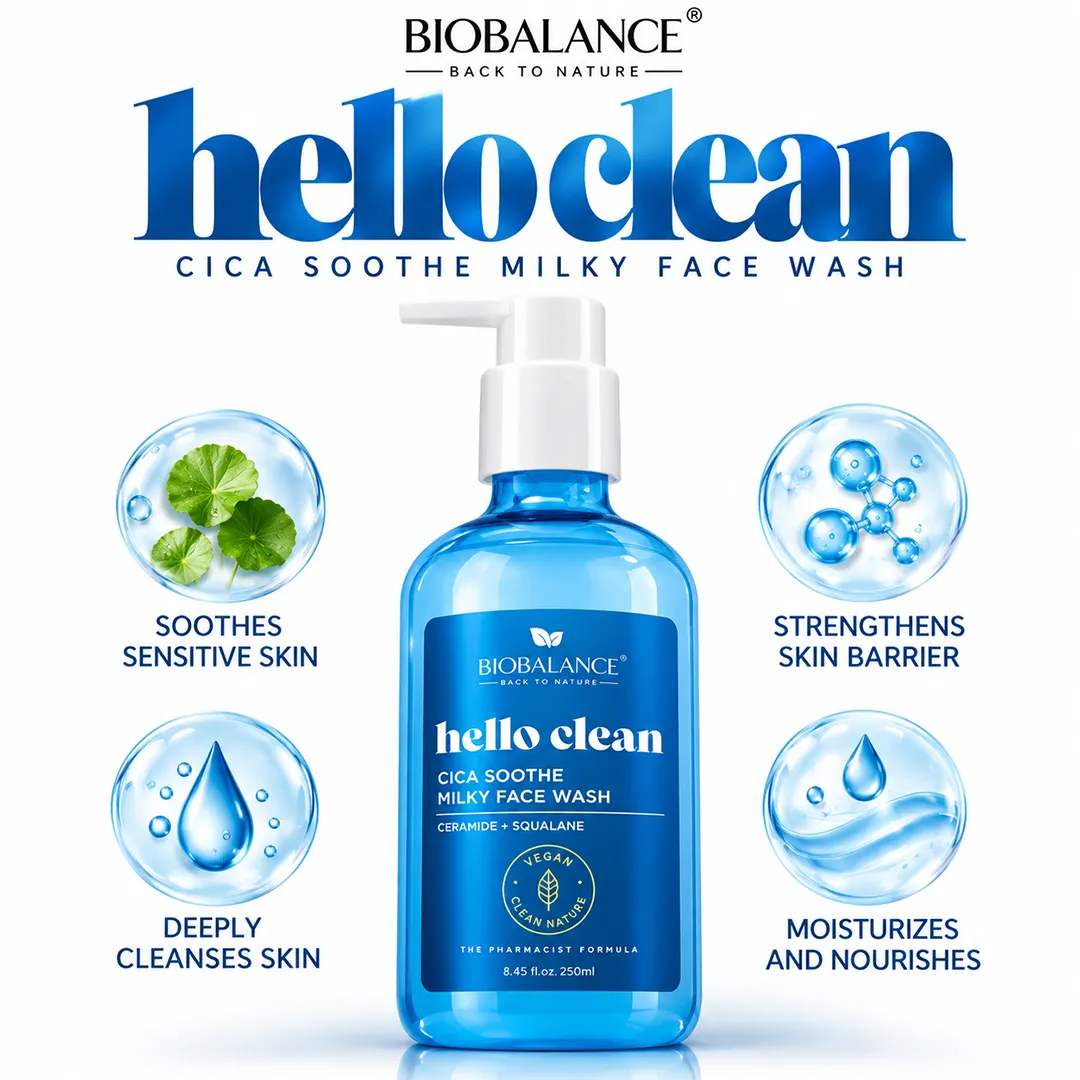 BIO BALANCE HELLO CLEAN FACE WASH 250ML
